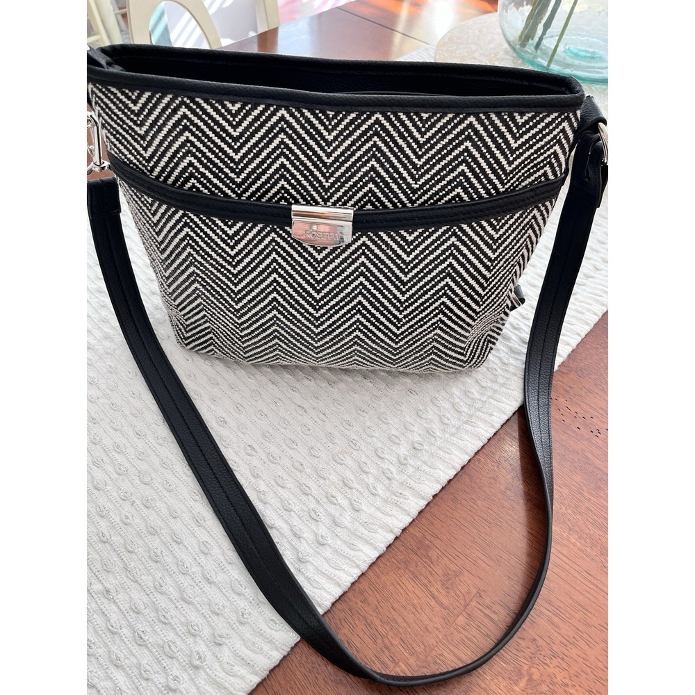 Rosetti‎ Riverside Straw Roundabout Convertible Shoulder Crossbody Handbag Purse